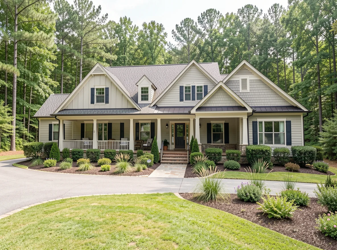 Mountain home exterior in Tiger, Georgia