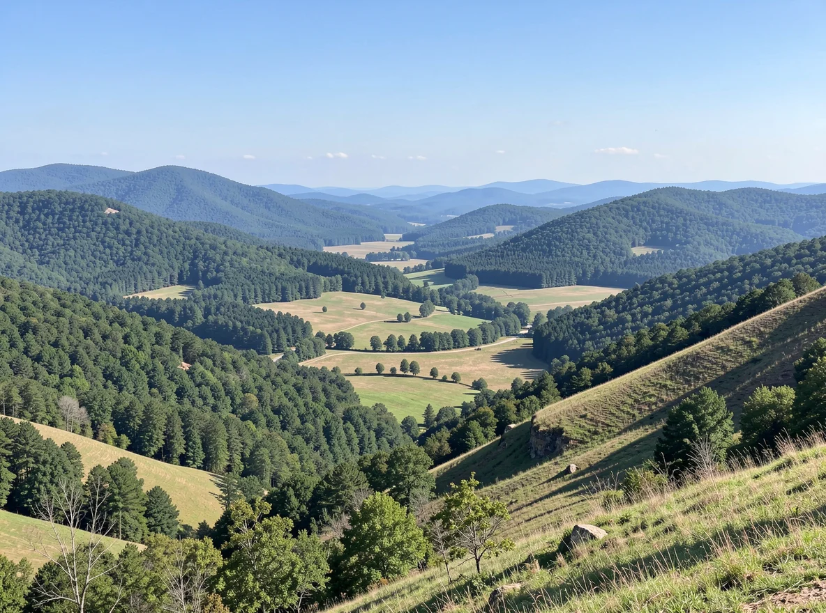Mountain landscape in Dillard