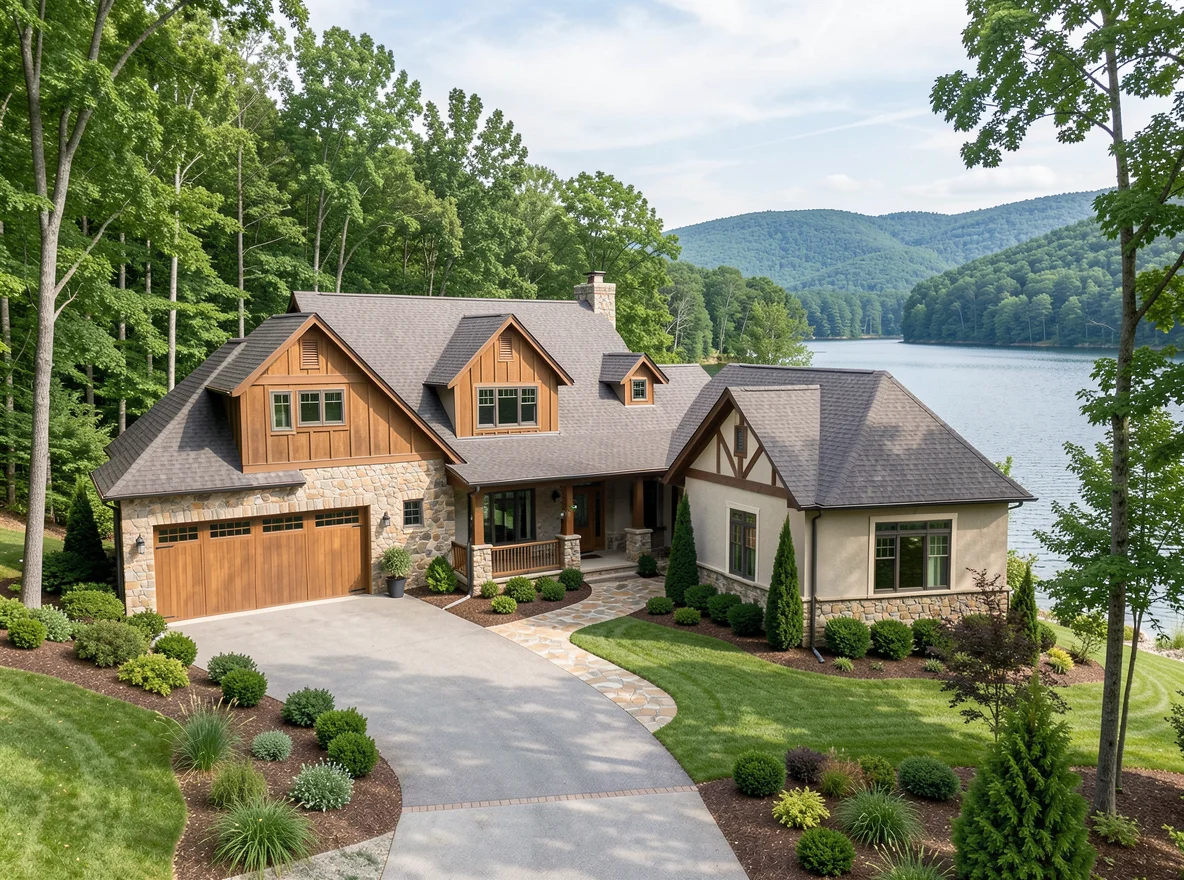 Mountain lake home near Lake Rabun