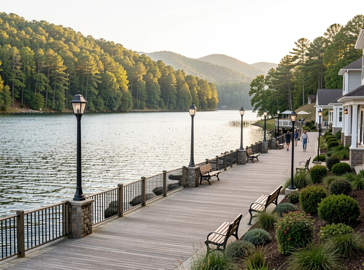 Waterfront view at Lake Rabun