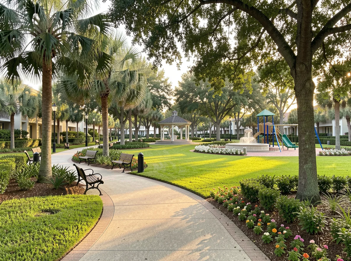 Neighborhood park space in Boca Raton