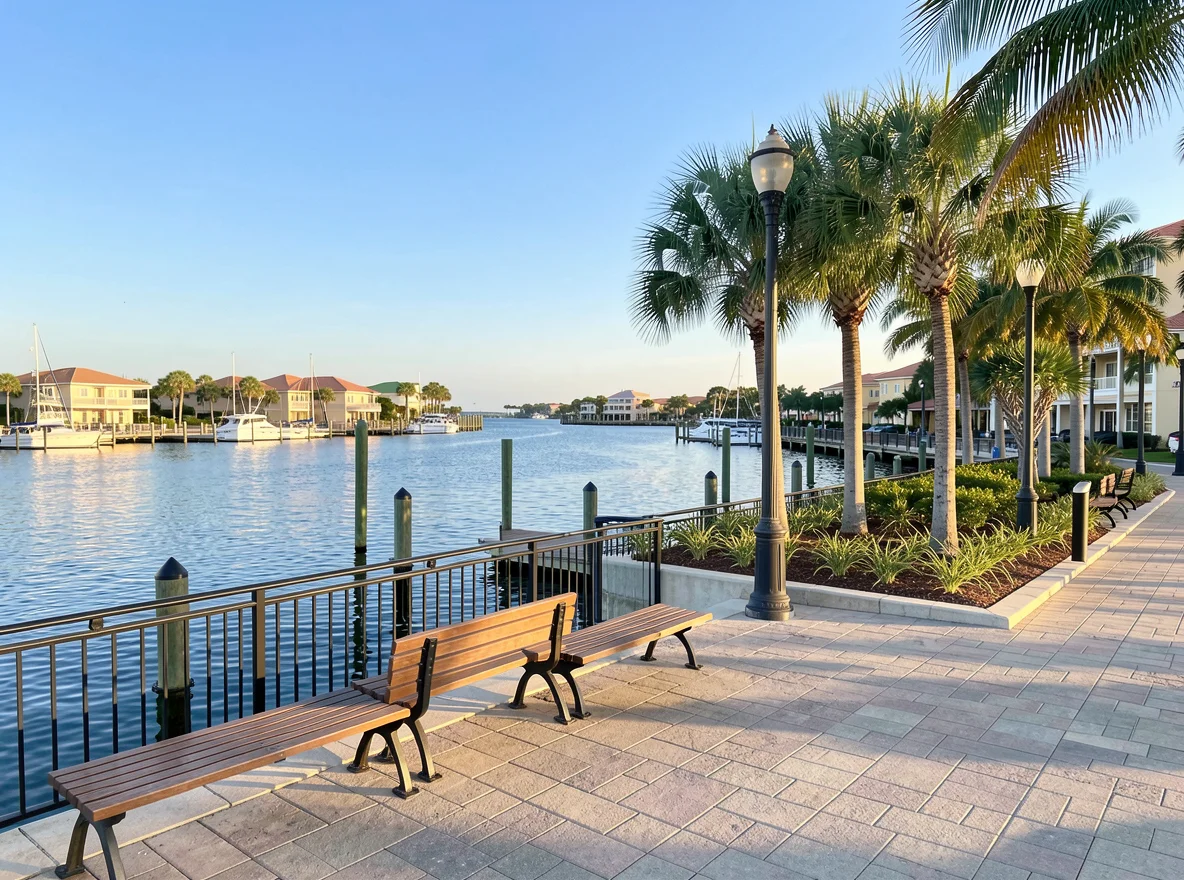 South Florida waterfront scene