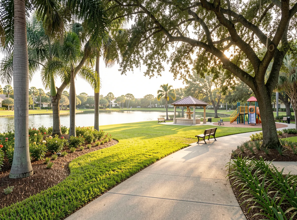 Neighborhood park in West Boca