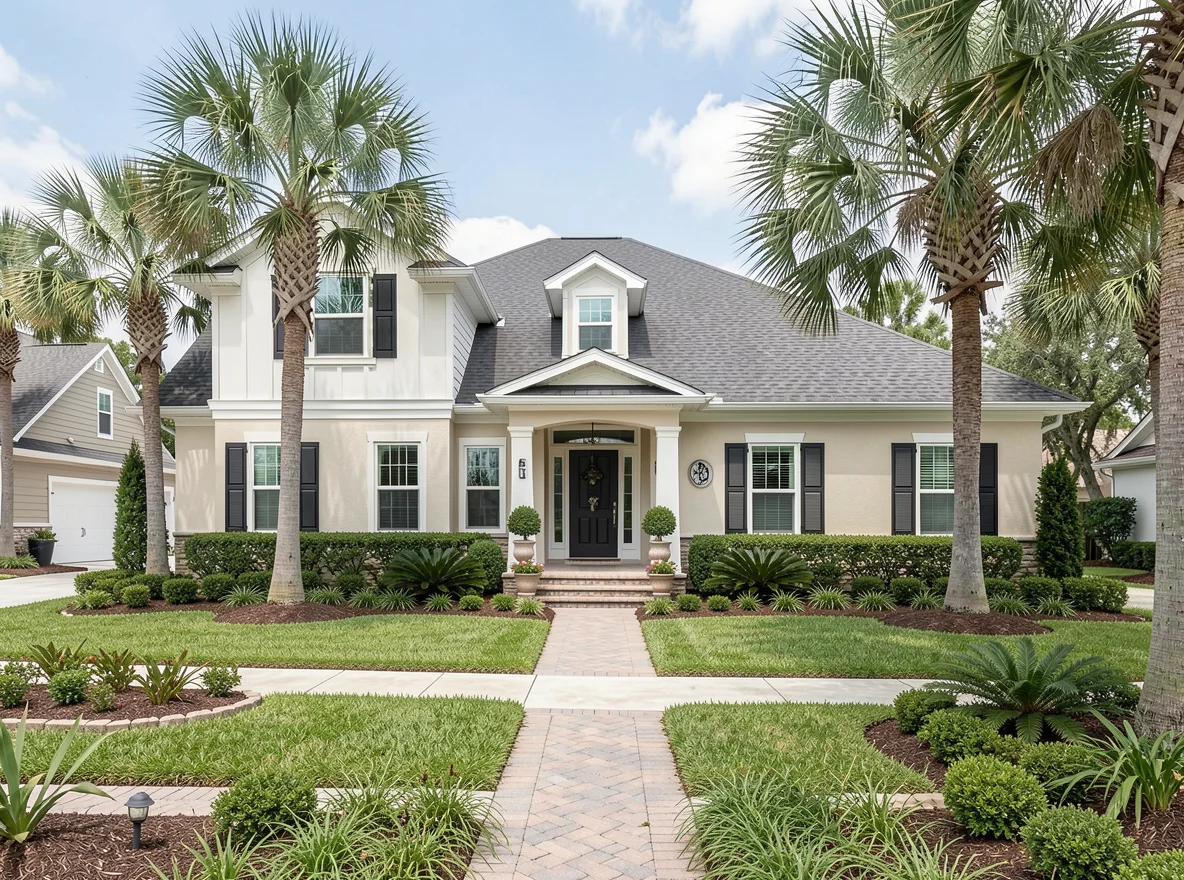 Single-family home exterior in Parkland