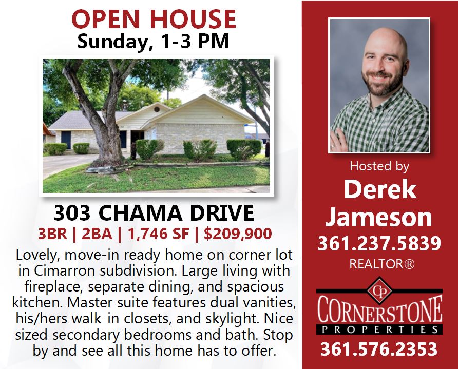 Open House, Sunday, 10/10/2021