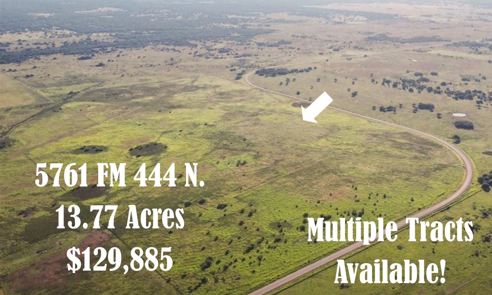 Land for sale on FM 444 in Inez, TX