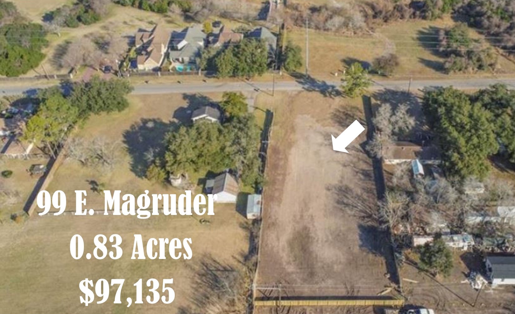 land for sale at 99 E. Magruder in Victoria, TX