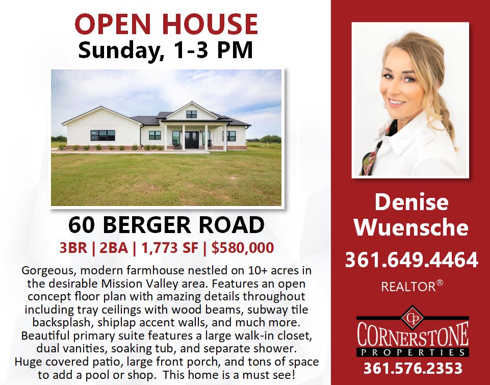 Victoria TX Open Houses