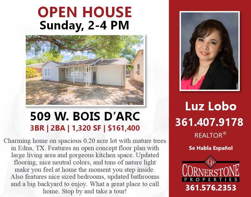 Open House in Edna TX