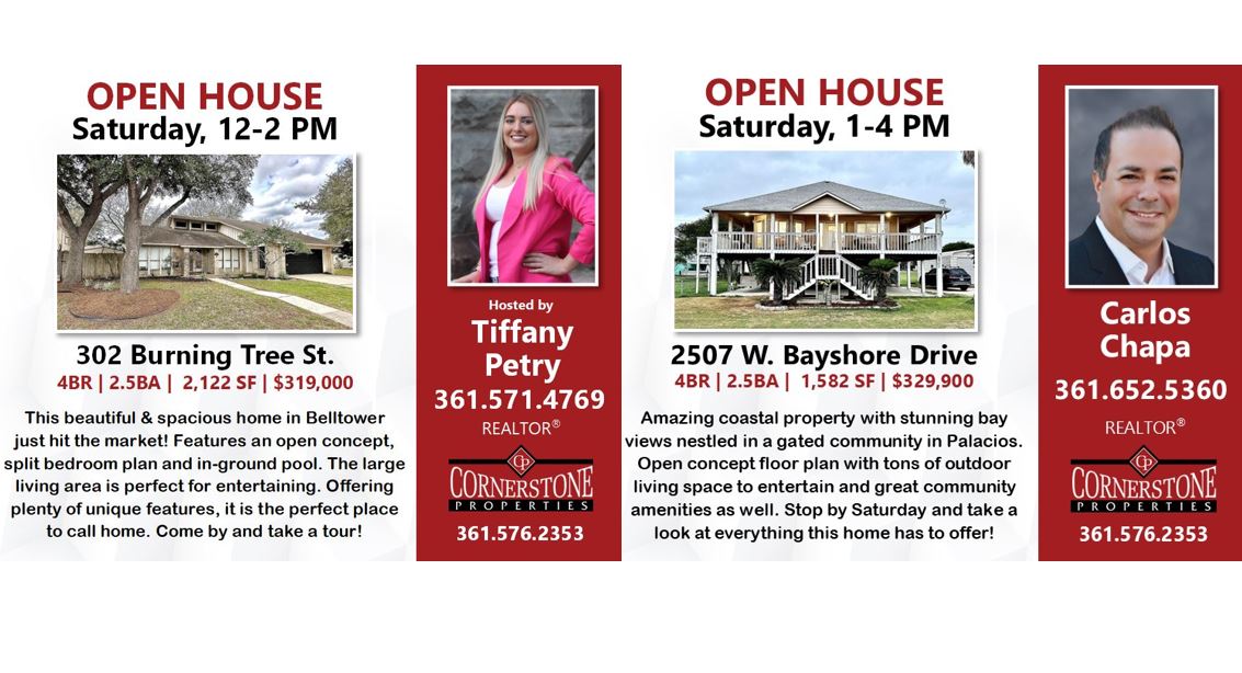 Open Houses Saturday
