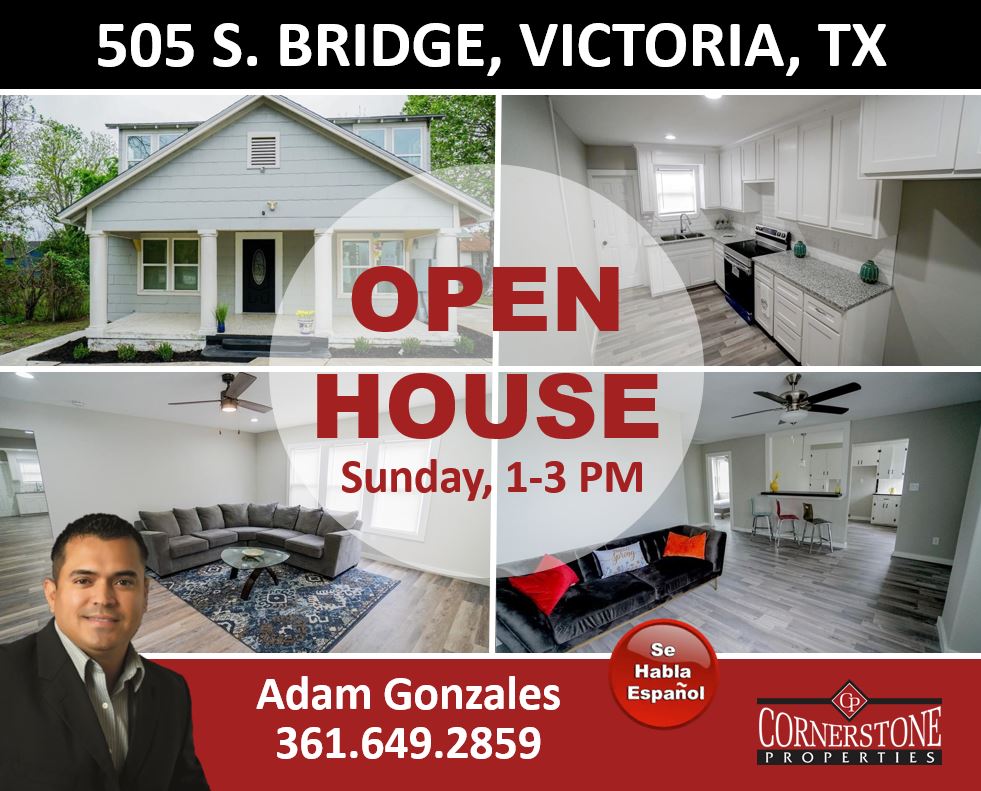 Open House Sunday, March 3, 2024