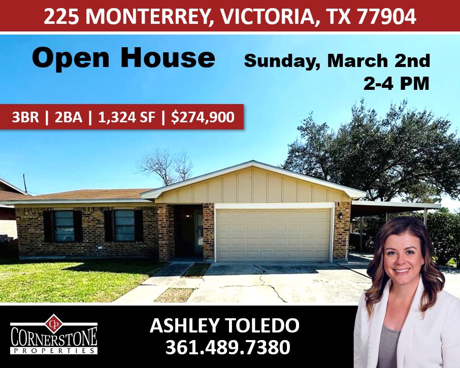 Open House Sunday 2-4 PM