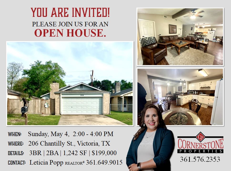 Open House Sunday, May 4