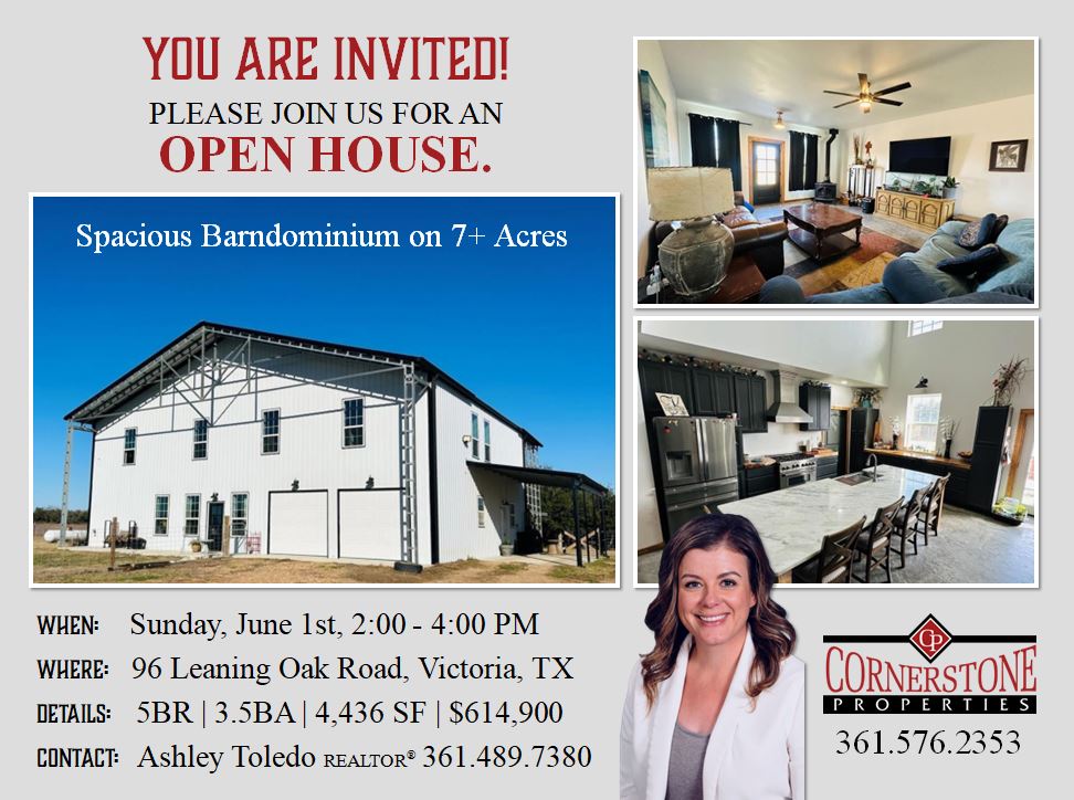 Open House this weekend
