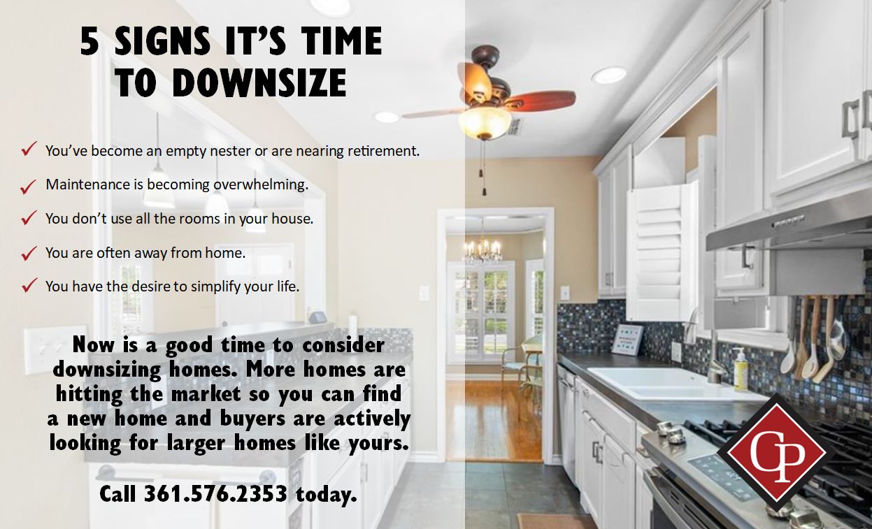 5 Signs It is Time to Downsize