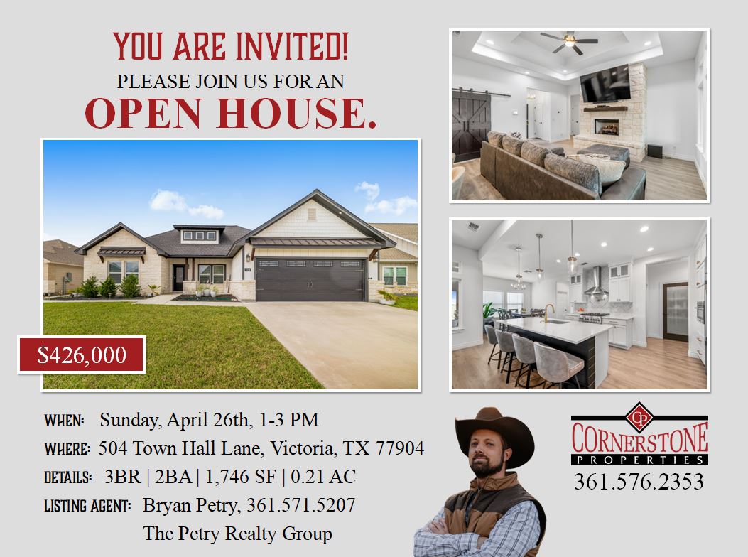 Open House in Victoria, Texas