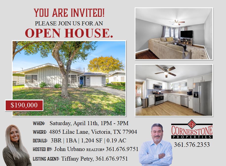 Home tour in Victoria Texas