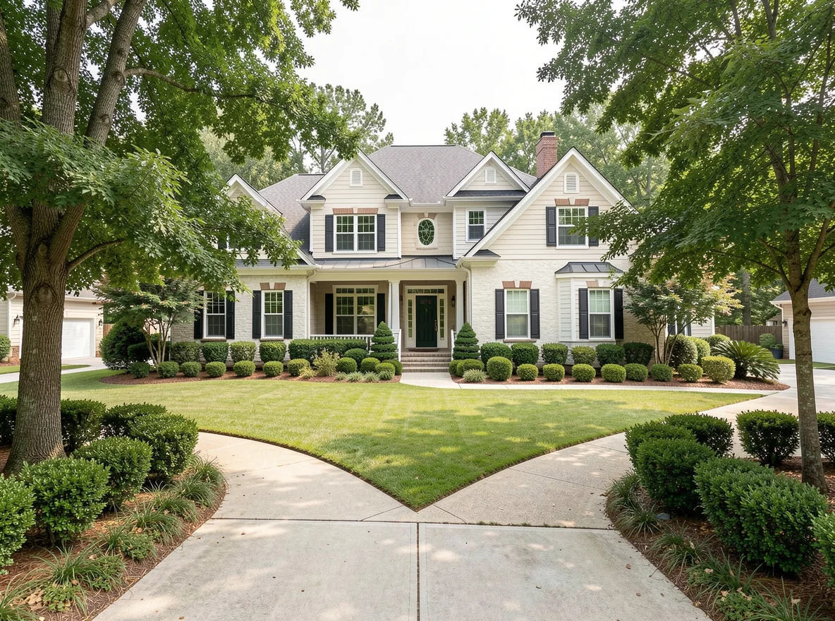 Brookhaven home exterior with curb appeal