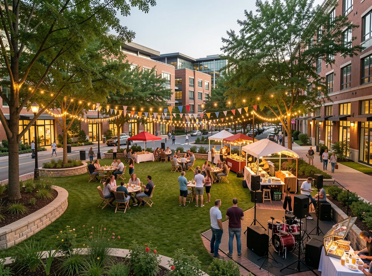 Upscale Atlanta community setting