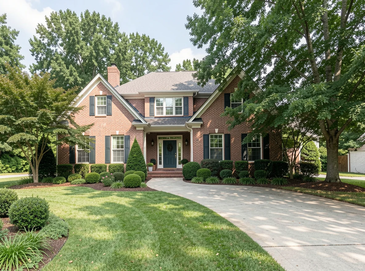 Traditional home exterior in Dunwoody