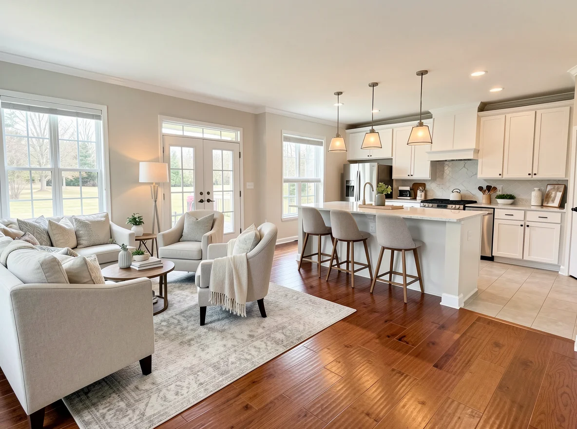 Updated interior living space in Dunwoody