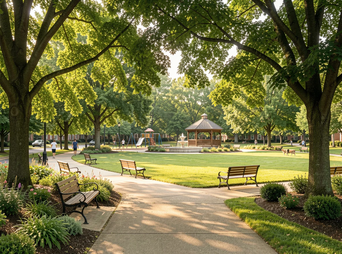 Residential neighborhood in Chamblee, Georgia