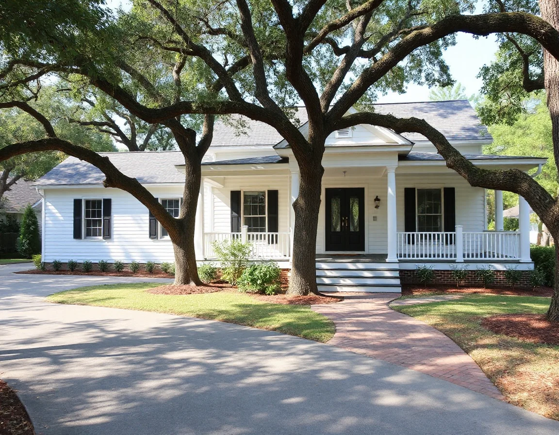 Well-maintained Lowcountry home exterior in Mount Pleasant