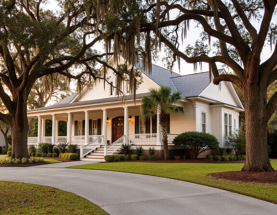 Lowcountry home exterior in Daniel Island Park