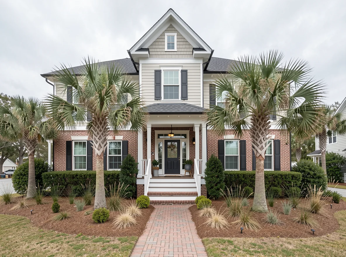 Coastal home exterior on Kiawah Island