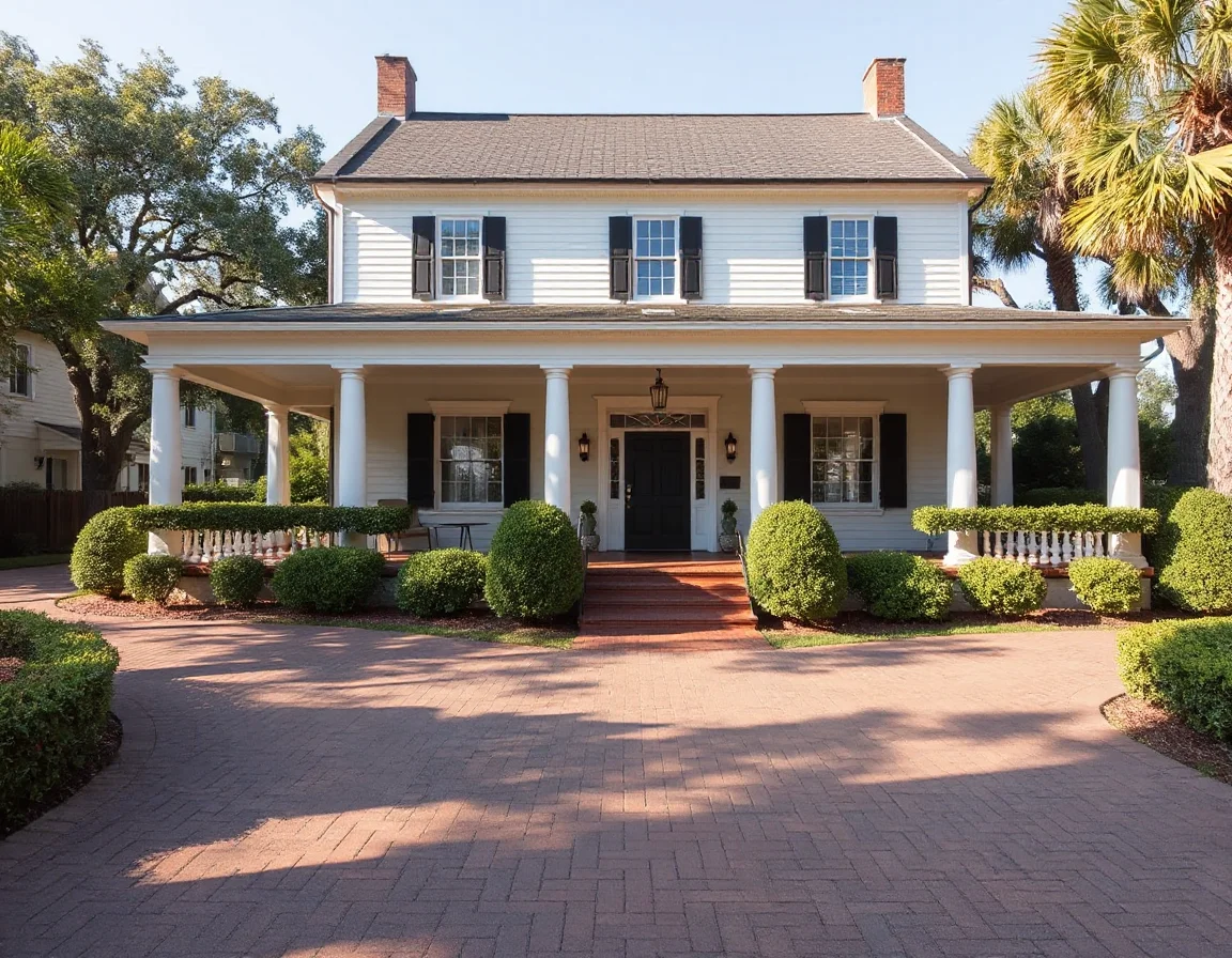 Historic South of Broad home exterior in Charleston
