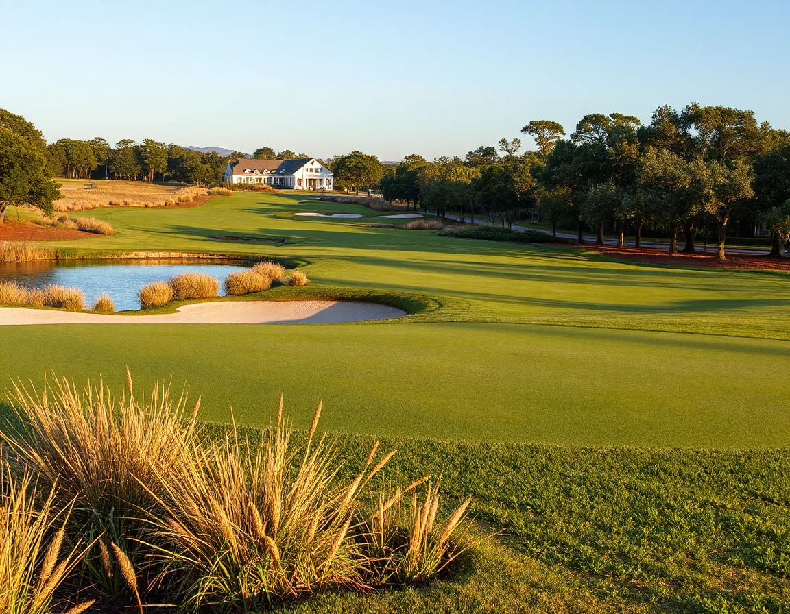 Coastal golf course landscape near Daniel Island Park homes