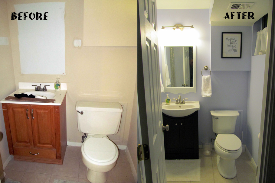 cheap bathroom upgrade, beth sterner