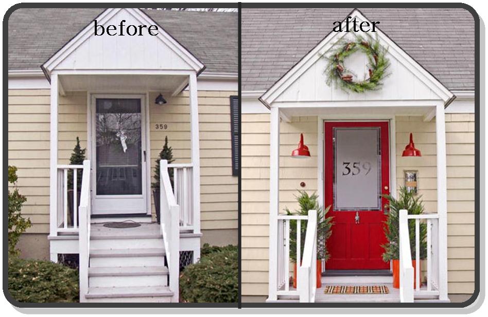 curb appeal front door, beth sterner