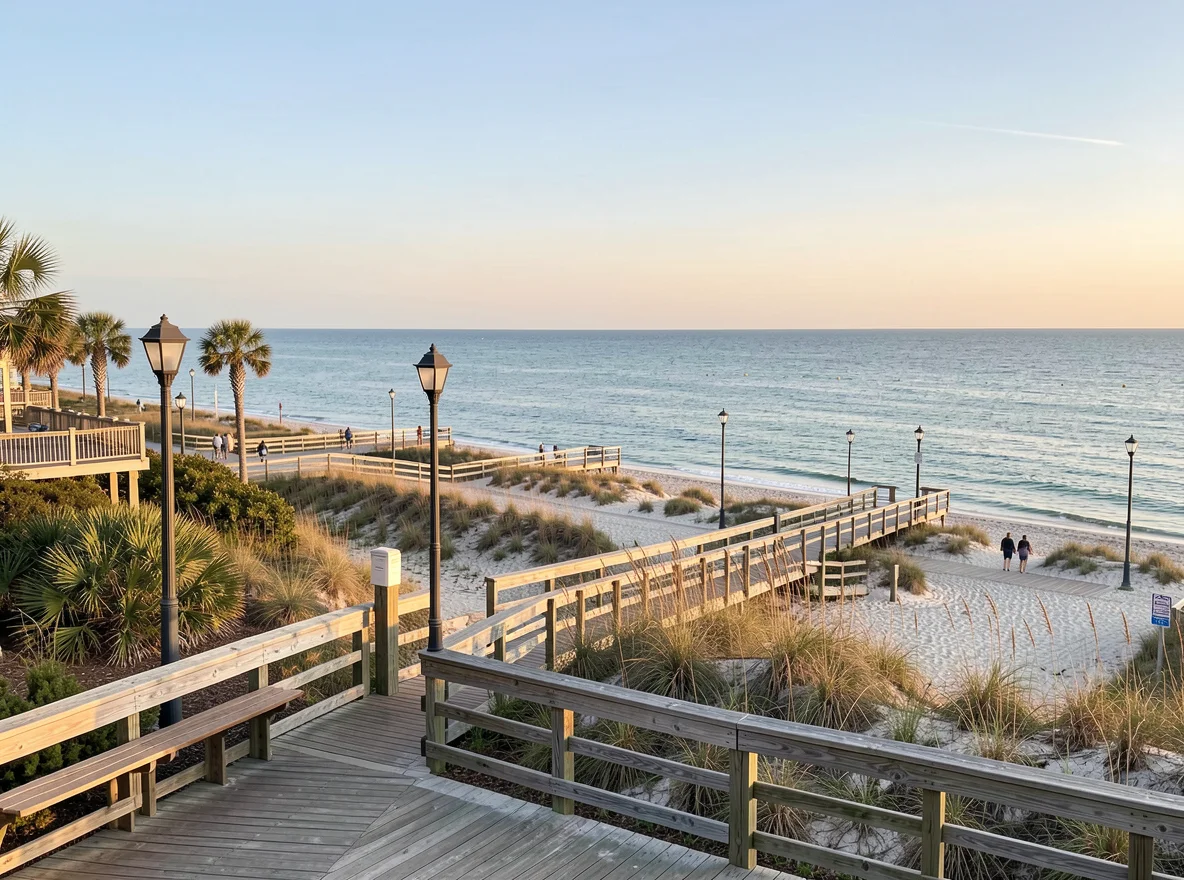 Scenic waterfront in Virginia Beach