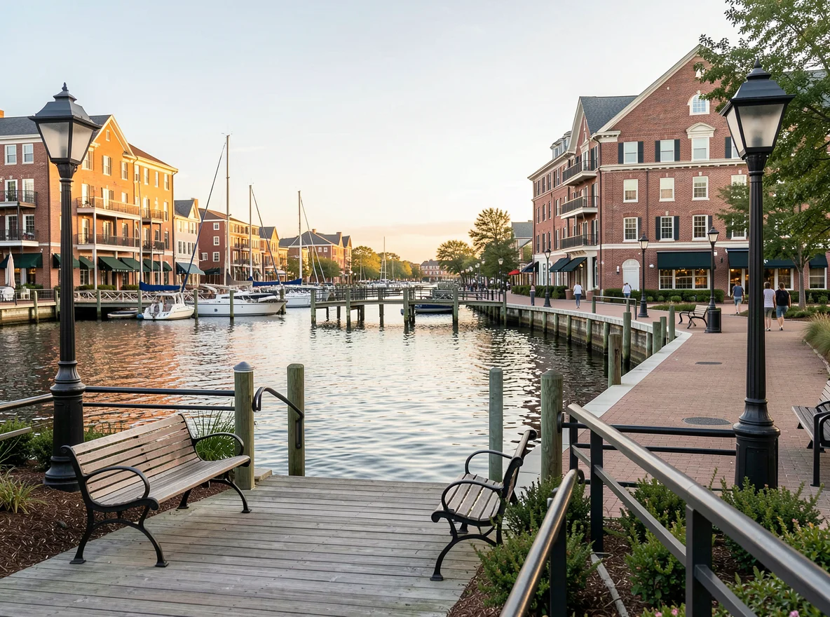 Waterfront view in Portsmouth