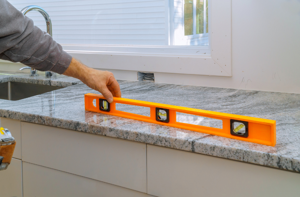 orange level on new countertops