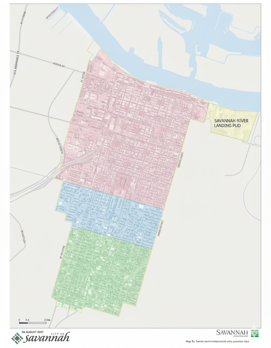 Savannah Short-Term Vacation Rental Investment Property Map | Golden Homes