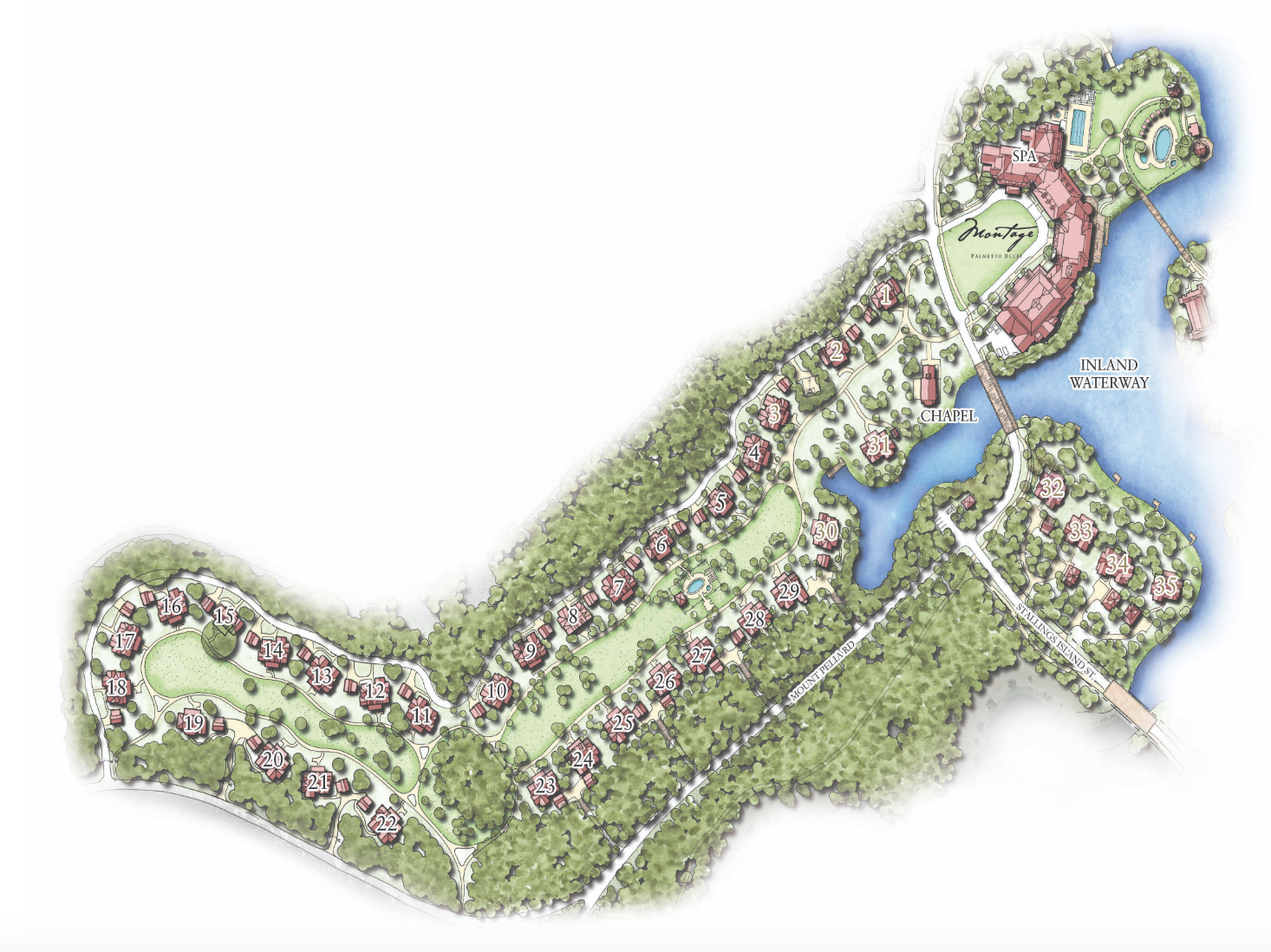 Montage palmetto bluff signature homes for sale map Montage palmetto bluff signature homes for sale map