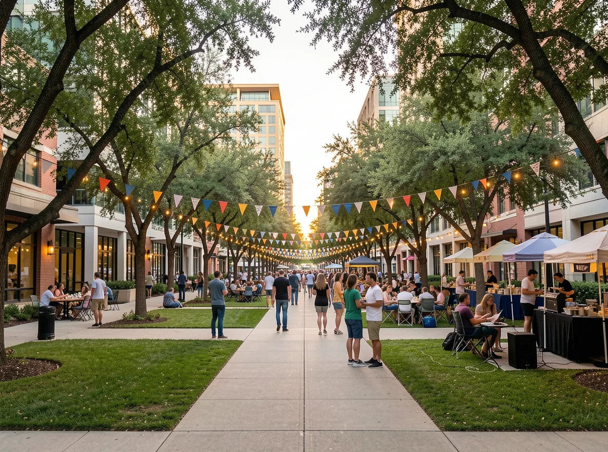 Community scene in Dallas
