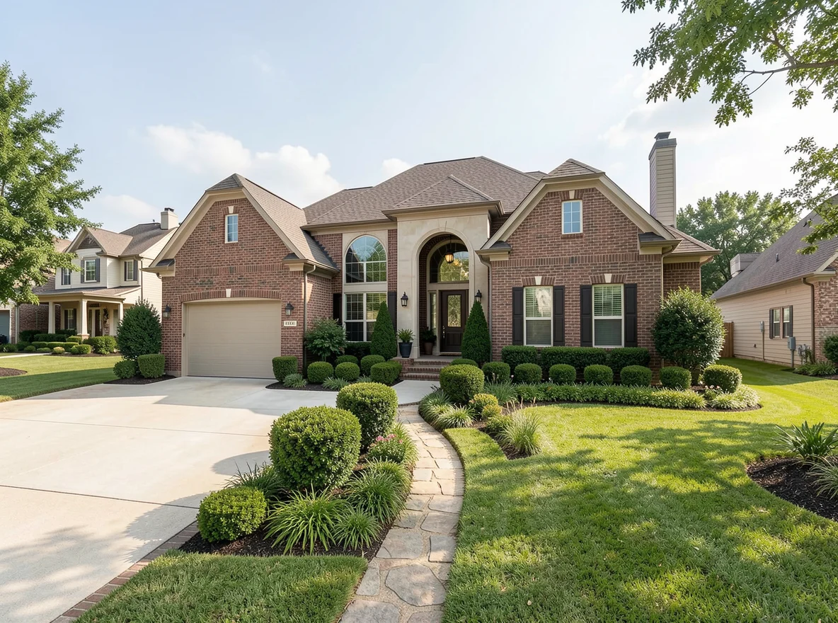 Dallas home exterior with curb appeal
