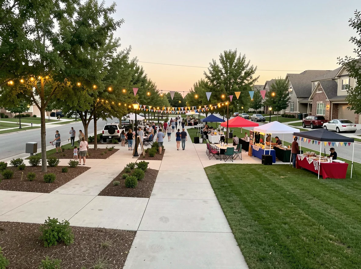 Community lifestyle scene in Plano