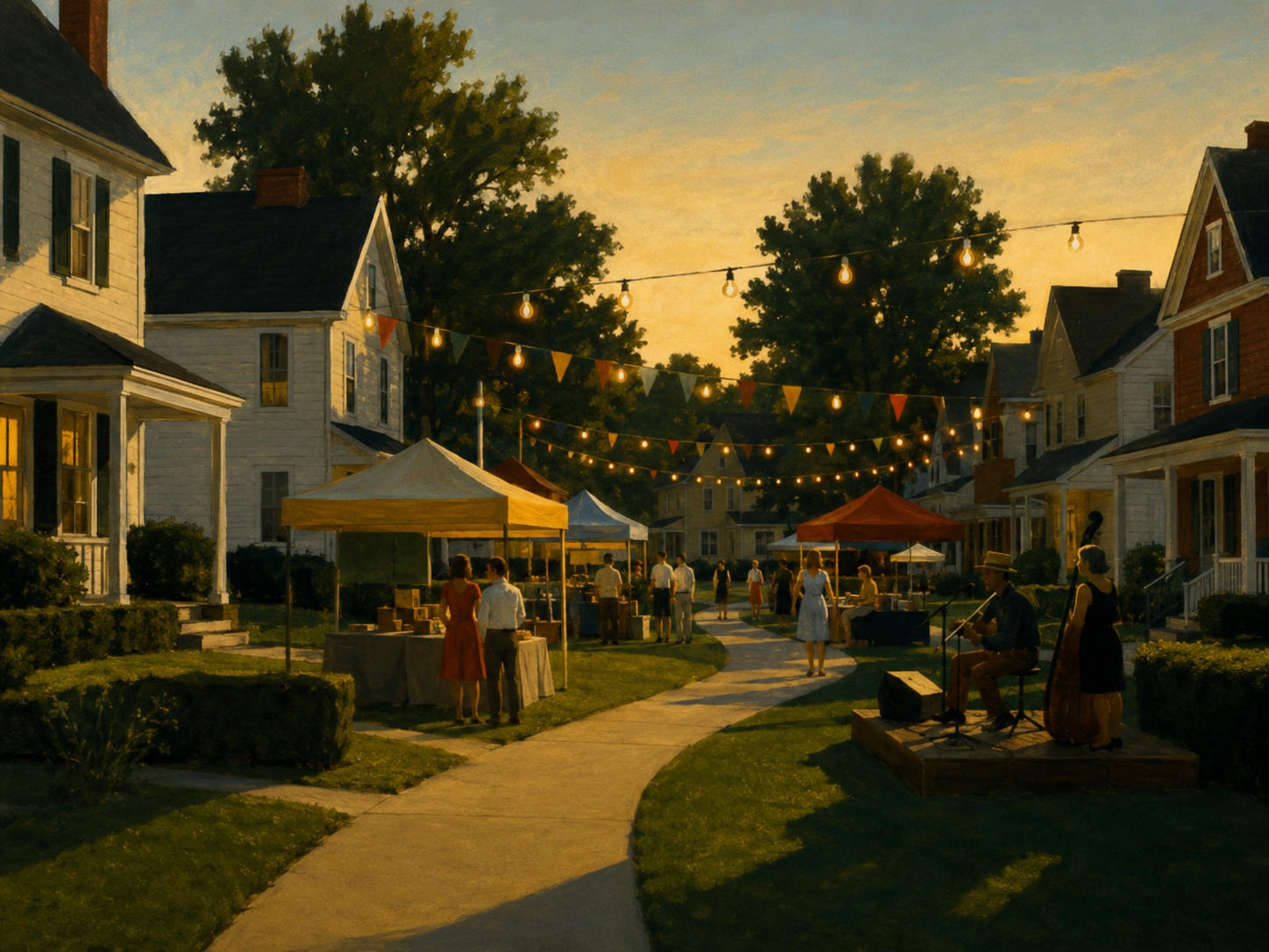 Community green space in Harrisonburg