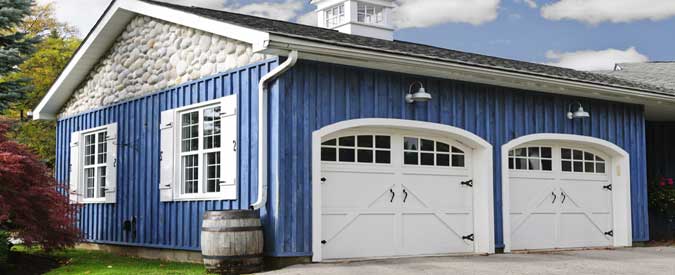 Carriage garage doors