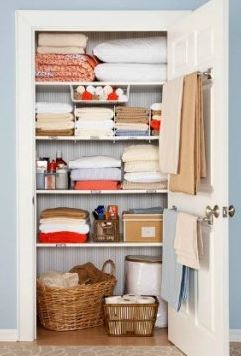 Organized Linen Closet