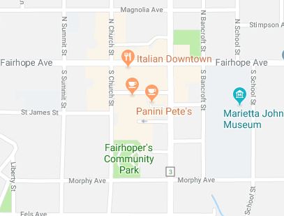 Downtown Fairhope Map