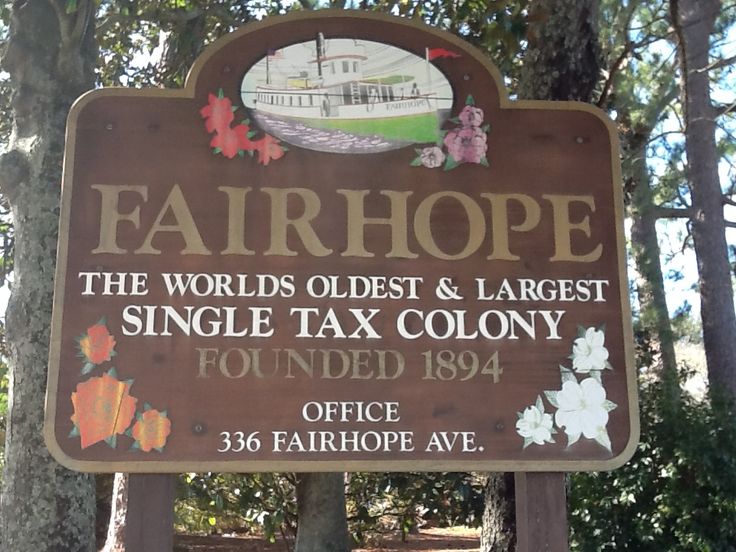 Fairhope established sign