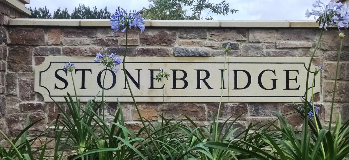 Stonebridge sign in Spanish Fort