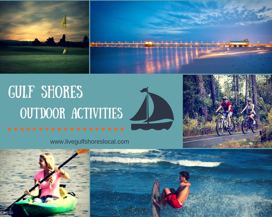 Gulf Shores Outdoor Activities Collage