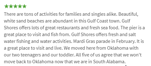 Gulf Shores Review