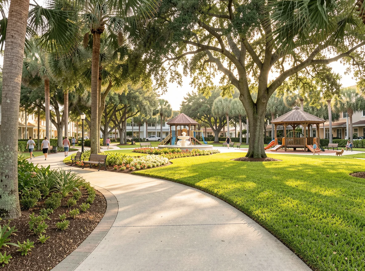 Neighborhood park in Pompano Beach